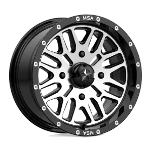 MSA Offroad Wheels – M38 BRUTE – Black – 14″x7″ 10mm – Summer Wheels – M38-04737